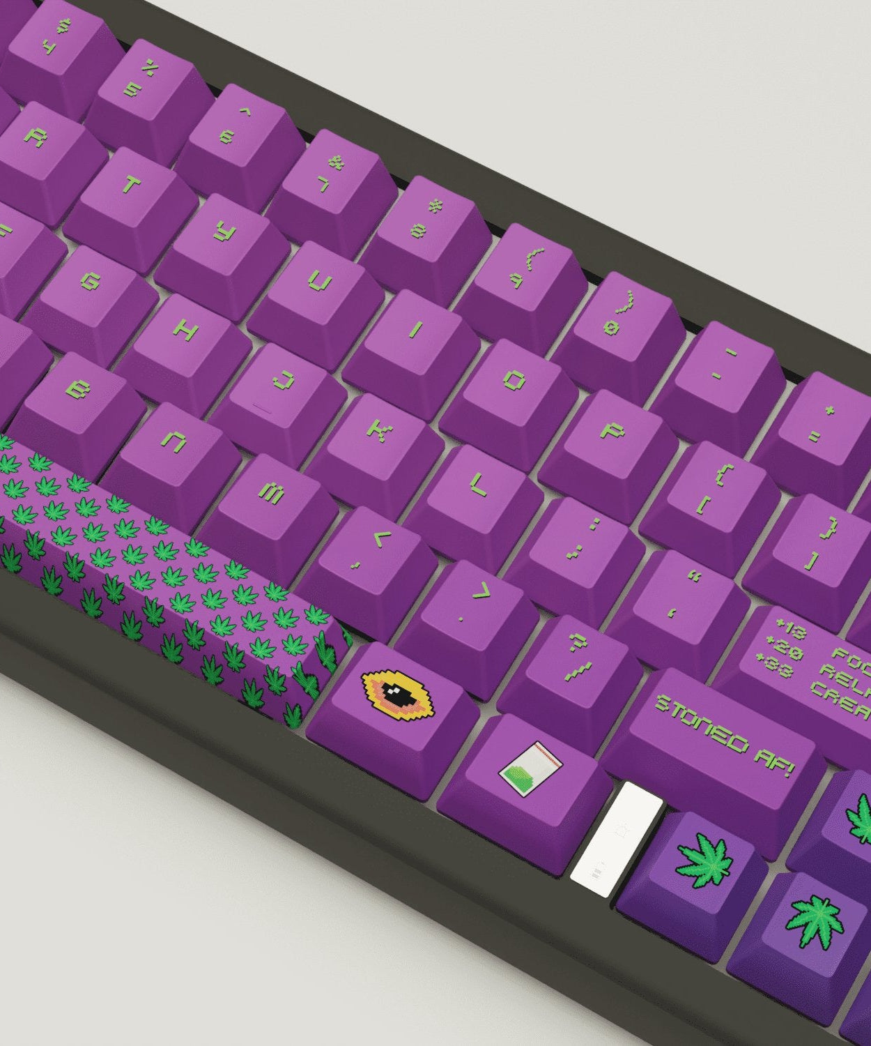 Stoner Design Keycaps and Mechanical Keyboard