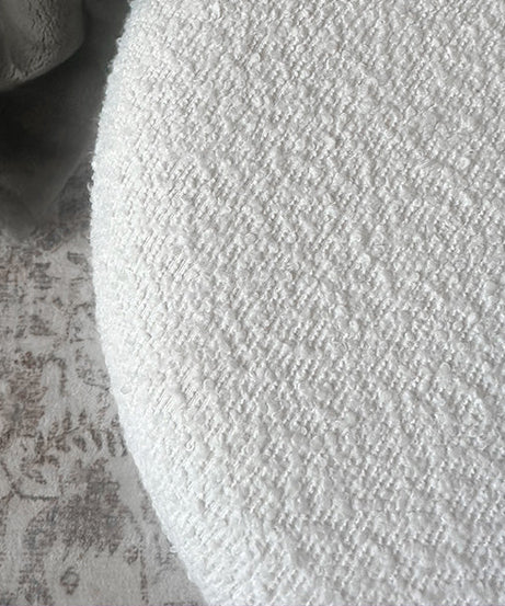 Stowaway Chic Bouclé-Ottomanen, 2er-Set