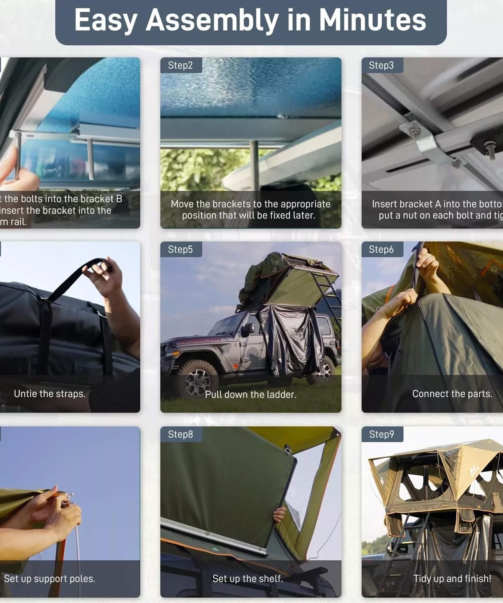 Naturnest Andromeda Green Soft-Shell Rooftop Tent With Large Panoramic Skylight & YKK Doors (SAK50612)