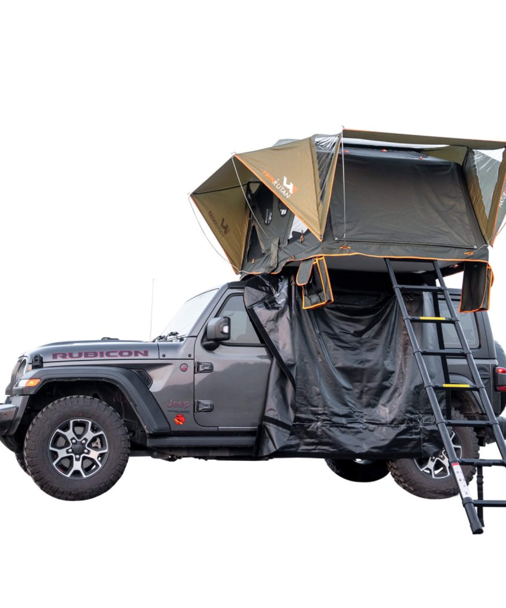 Naturnest Andromeda Green Soft-Shell Rooftop Tent With Large Panoramic Skylight & YKK Doors (SAK50612)
