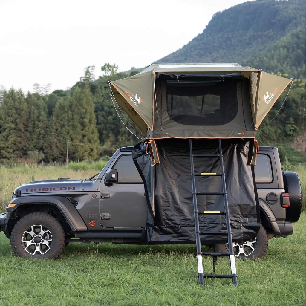 Naturnest Andromeda Green Soft-Shell Rooftop Tent With Large Panoramic Skylight & YKK Doors (SAK50612)