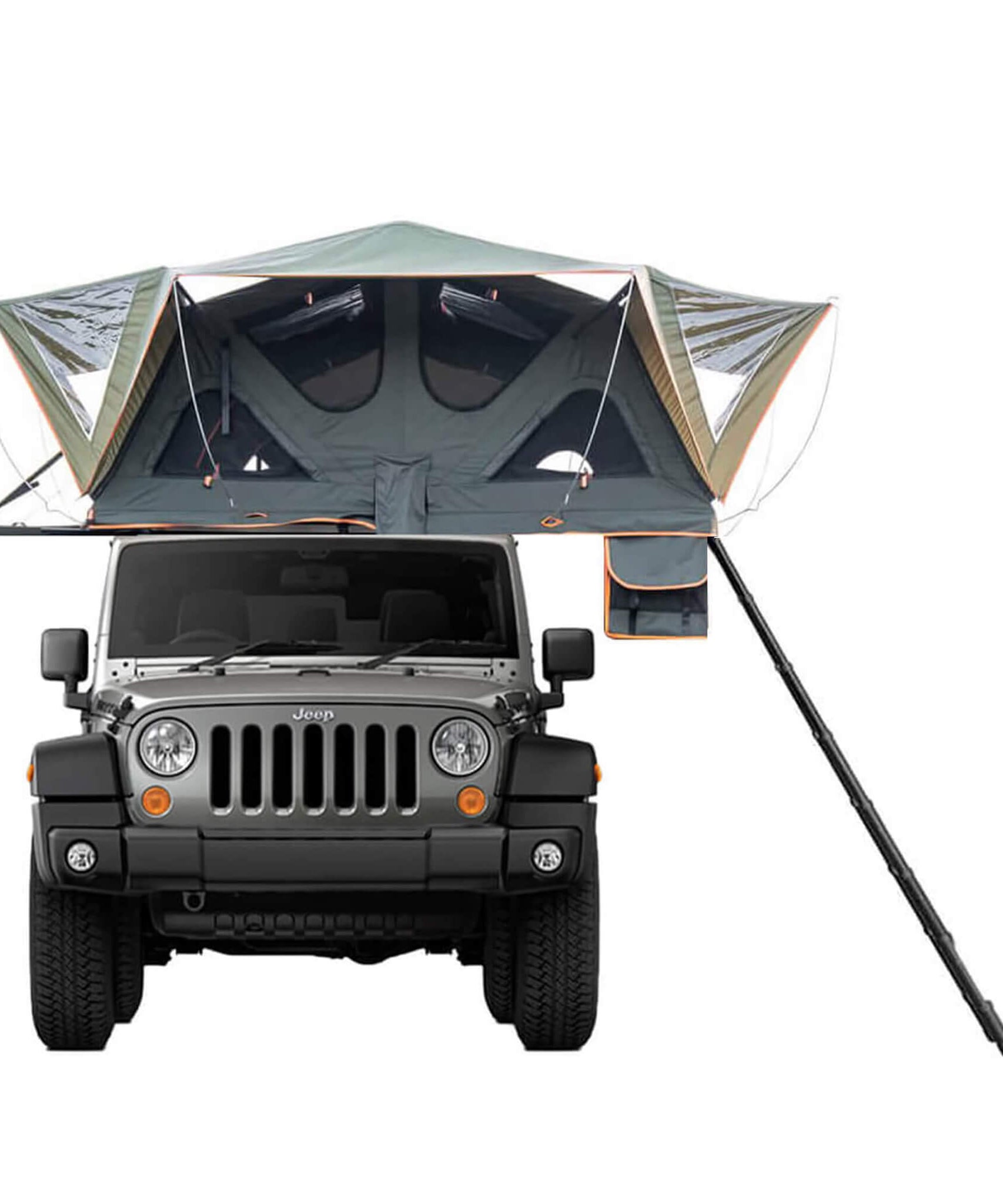Naturnest Andromeda Green Soft-Shell Rooftop Tent With Large Panoramic Skylight & YKK Doors (SAK50612)
