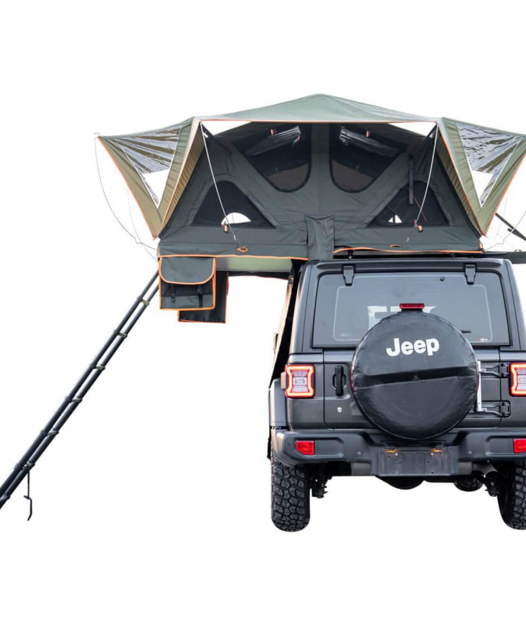 Naturnest Andromeda Green Soft-Shell Rooftop Tent With Large Panoramic Skylight & YKK Doors (SAK50612)