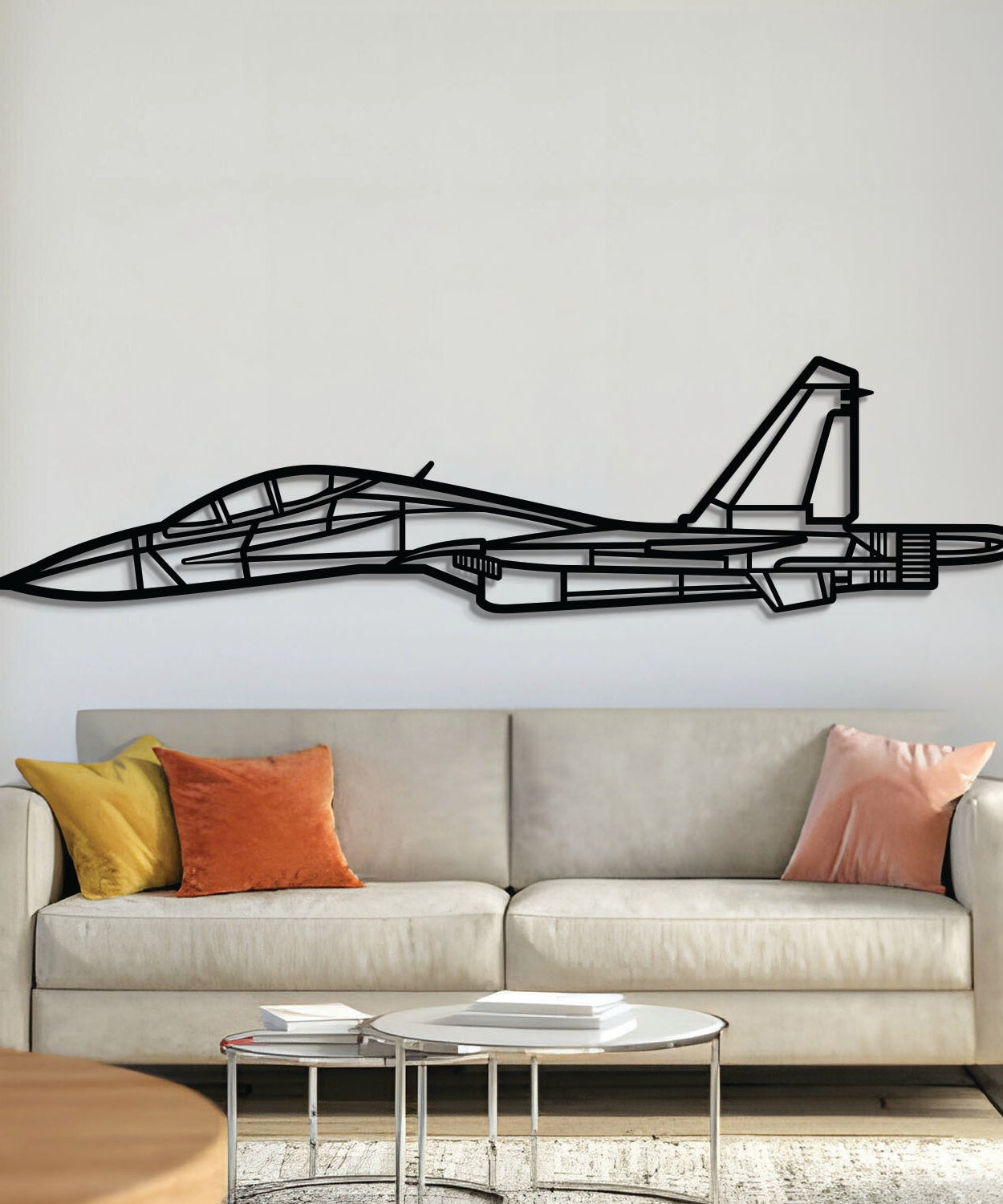 Su-30SM Wandbild aus Metall - NCP0599