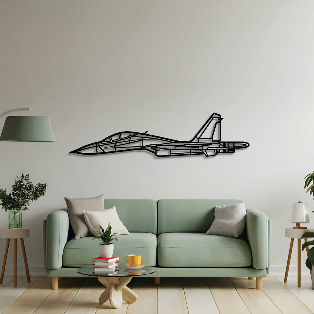 Su-30SM Metal Aircraft Wall Art - NCP0599