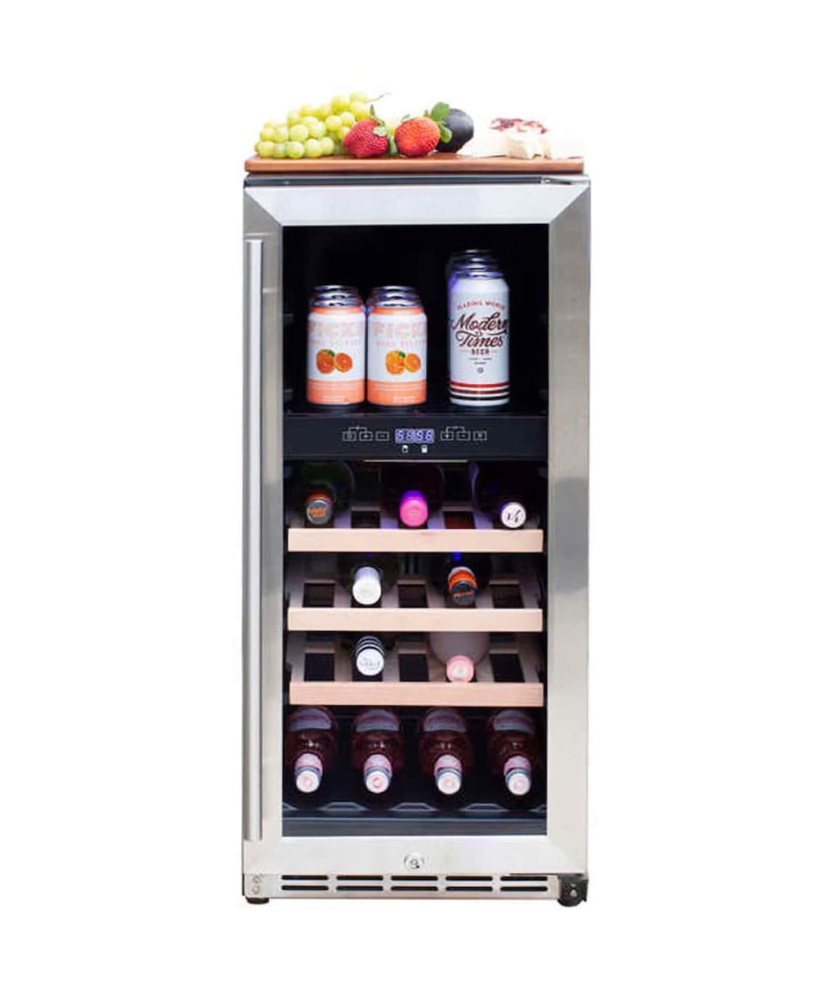 Summerset 15-Inch Outdoor Rated Wine Cooler [RFR-15W/WD] (SAK73695)