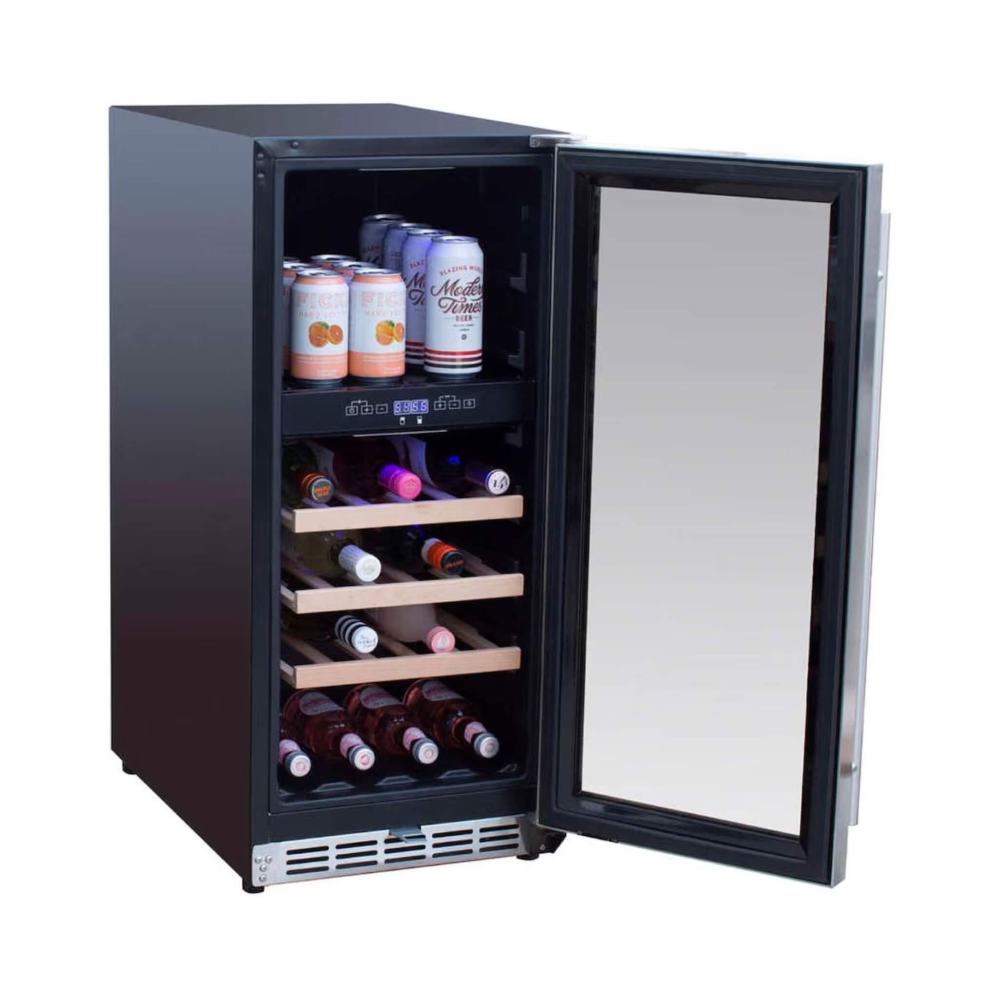 Summerset 15-Inch Outdoor Rated Wine Cooler [RFR-15W/WD] (SAK73695)