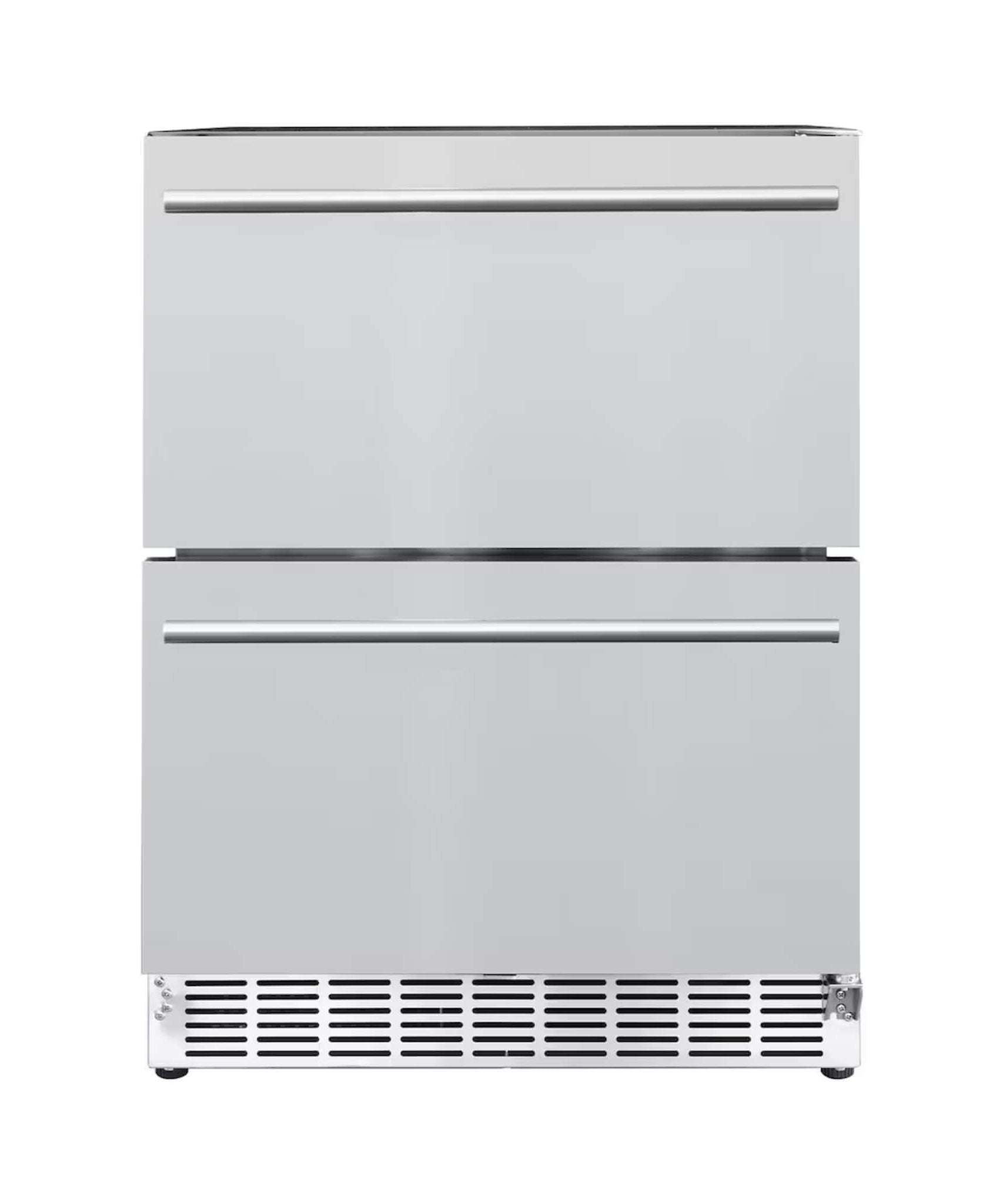 Summerset 24-Inch Outdoor Rated Double Drawer Refrigerator [RFR-24DR2-A] (SAK95283)