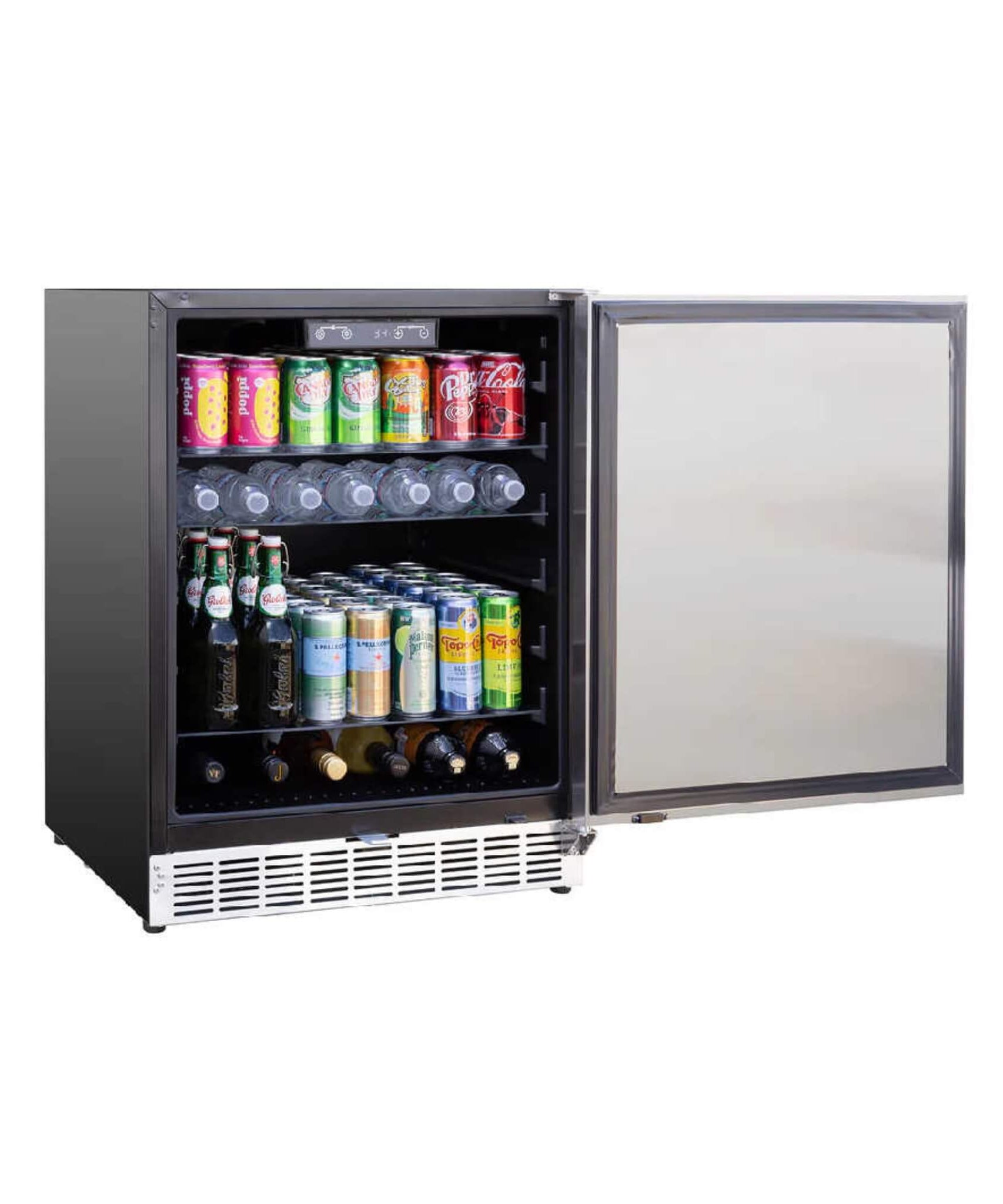 Summerset 24-Inch Outdoor Rated Refrigerator With Anti Vibration System [RFR-24S-A] (SAK63715)