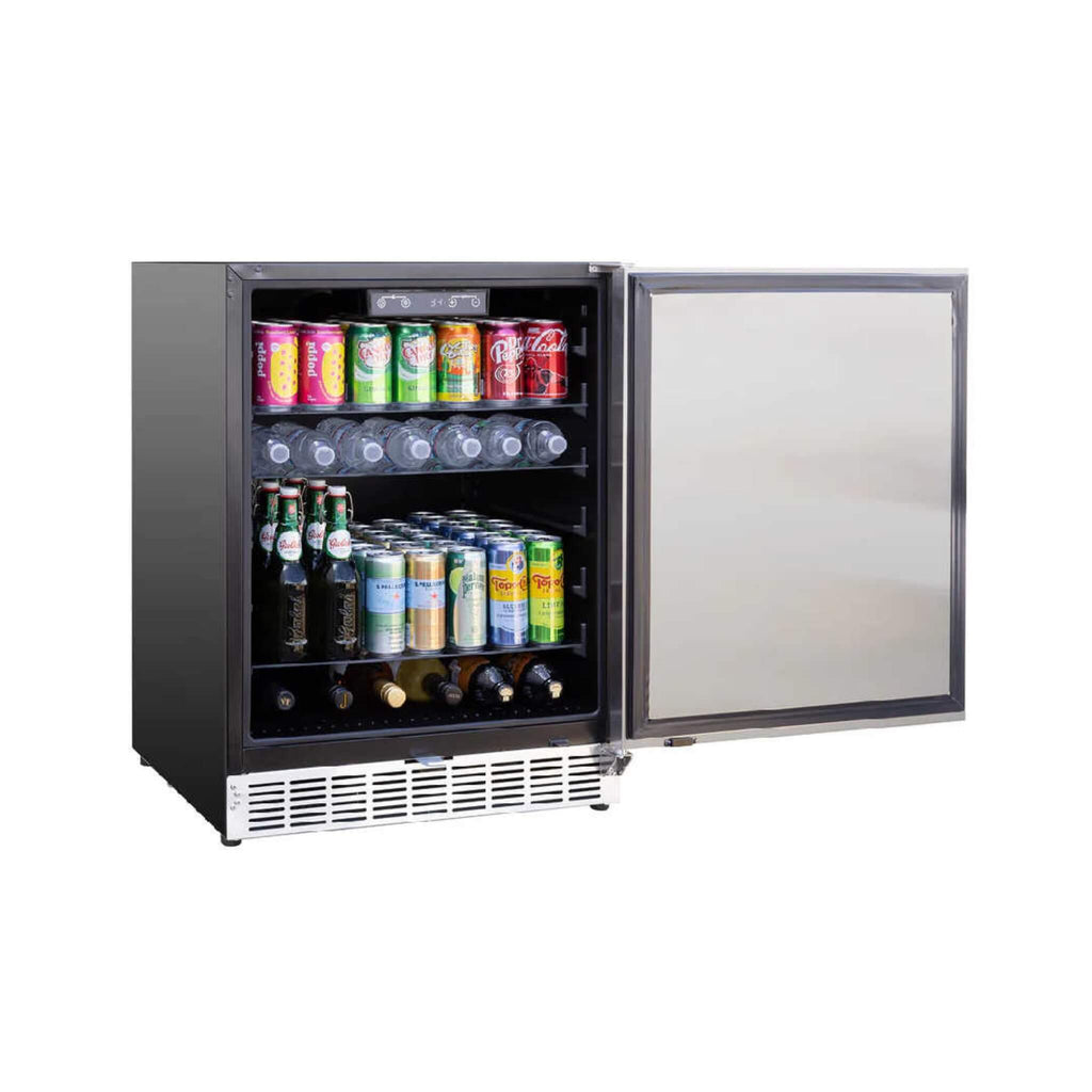 Summerset 24-Inch Outdoor Rated Refrigerator With Anti Vibration System [RFR-24S-A] (SAK63715)