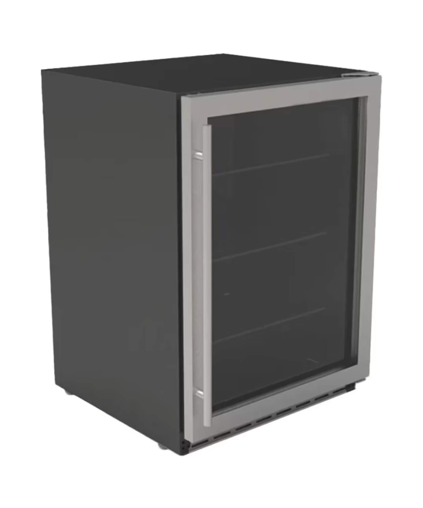 Summerset 24-Inch Outdoor Rated Refrigerator With Glass Door [RFR-24G] (SAK16934)