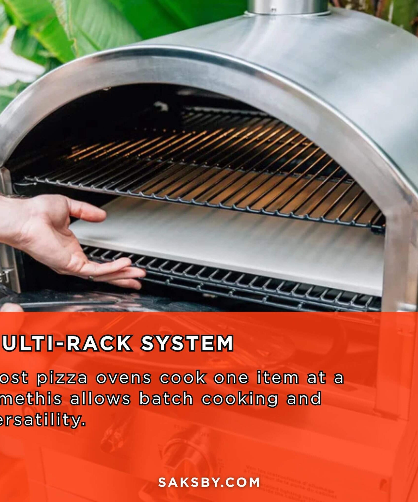 Summerset 60-Inch Outdoor Freestanding Gas Pizza Oven [SS-OVFS-LP/NG] (SAK17543)
