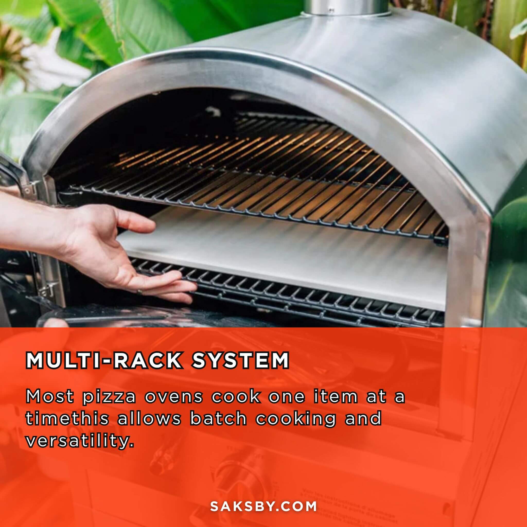 Summerset 60-Inch Outdoor Freestanding Gas Pizza Oven [SS-OVFS-LP/NG] (SAK17543)