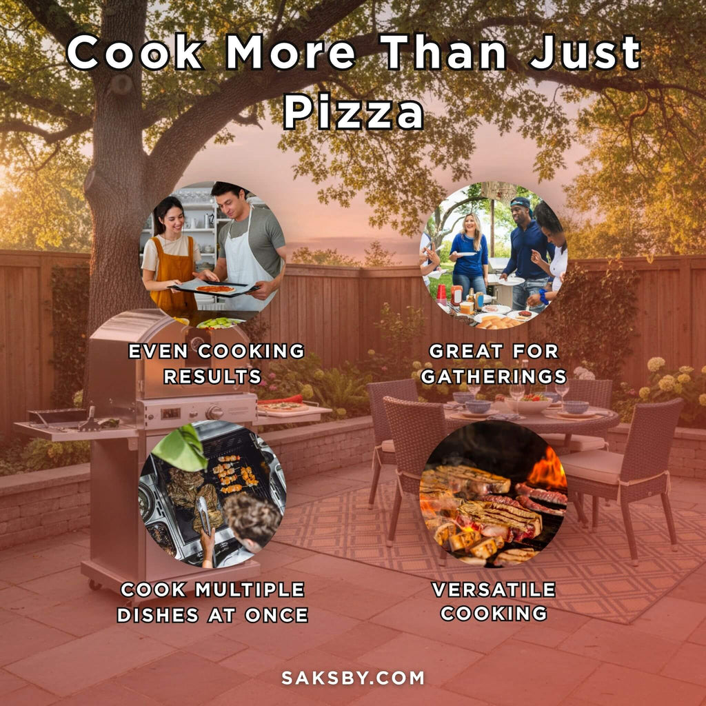 Summerset 60-Inch Outdoor Freestanding Gas Pizza Oven [SS-OVFS-LP/NG] (SAK17543)