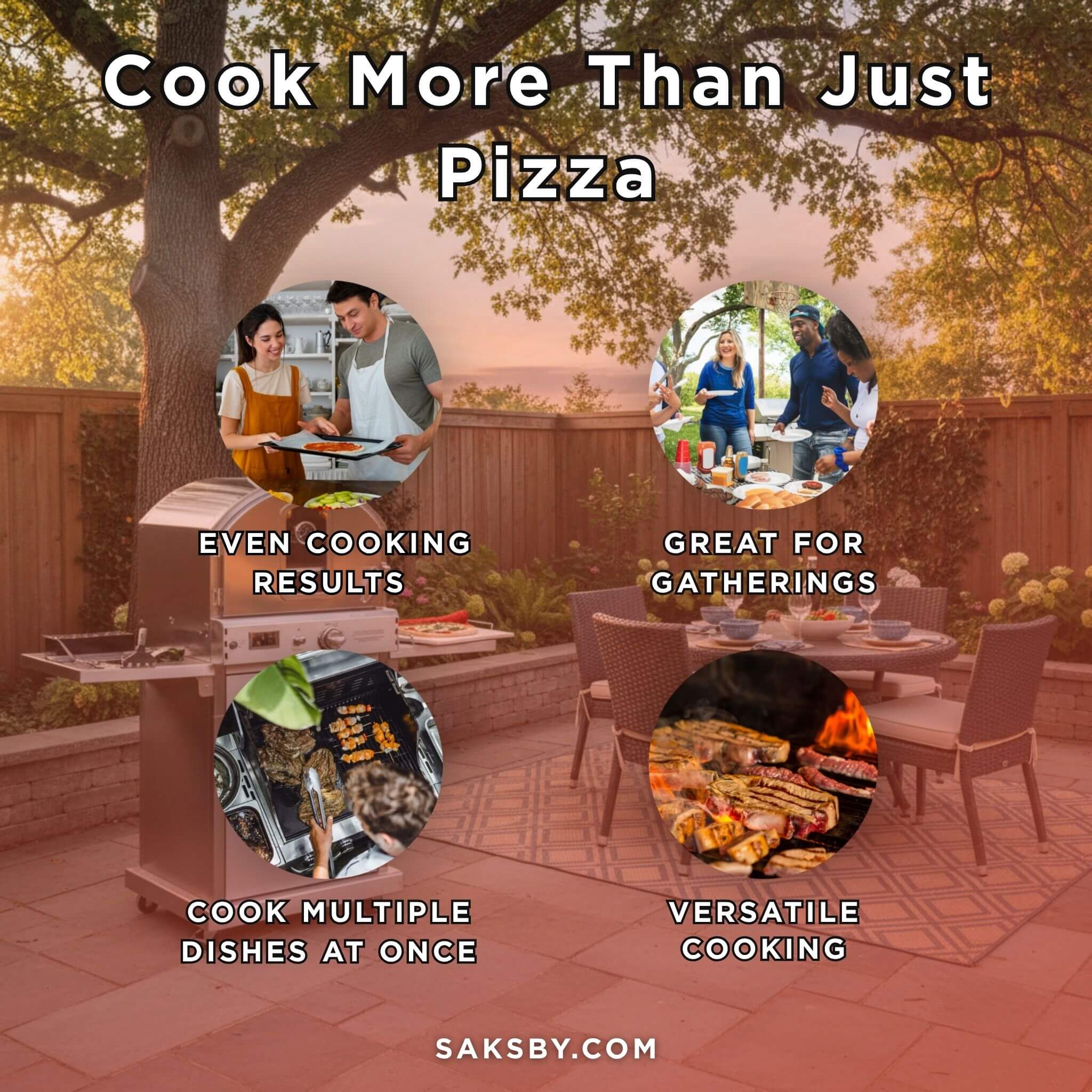 Summerset 60-Inch Outdoor Freestanding Gas Pizza Oven [SS-OVFS-LP/NG] (SAK17543)