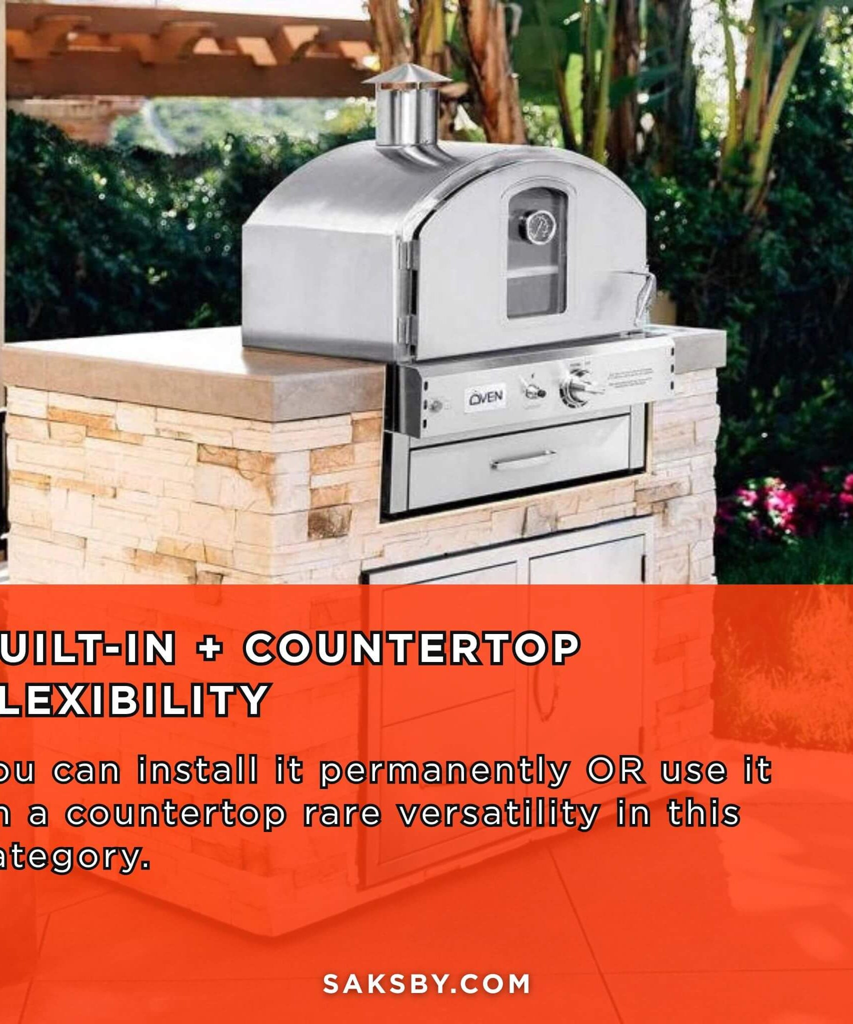 Summerset Outdoor Built-In Countertop Gas Pizza Oven [SS-OVBI] (SAK73182)