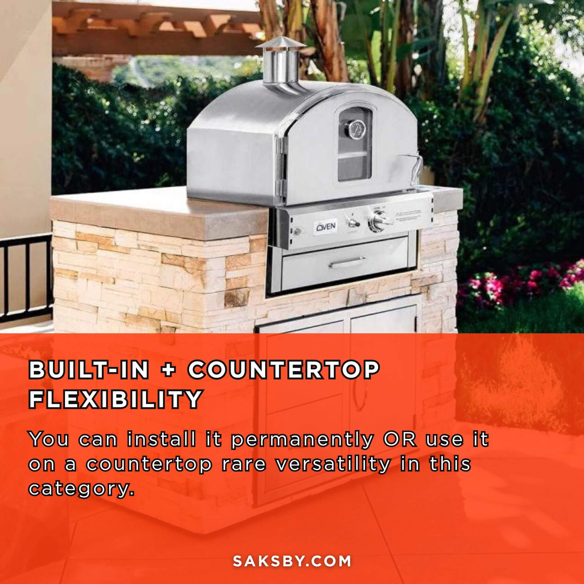 Summerset Outdoor Built-In Countertop Gas Pizza Oven [SS-OVBI] (SAK73182)