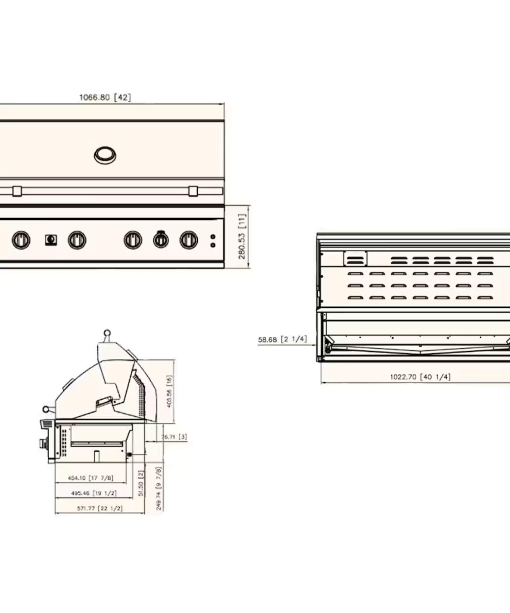 Summerset Quest Grill With Rear Infrared Burner, Rotisserie Kit, & Drop-In Griddle Plate [QST] (SAK51437)