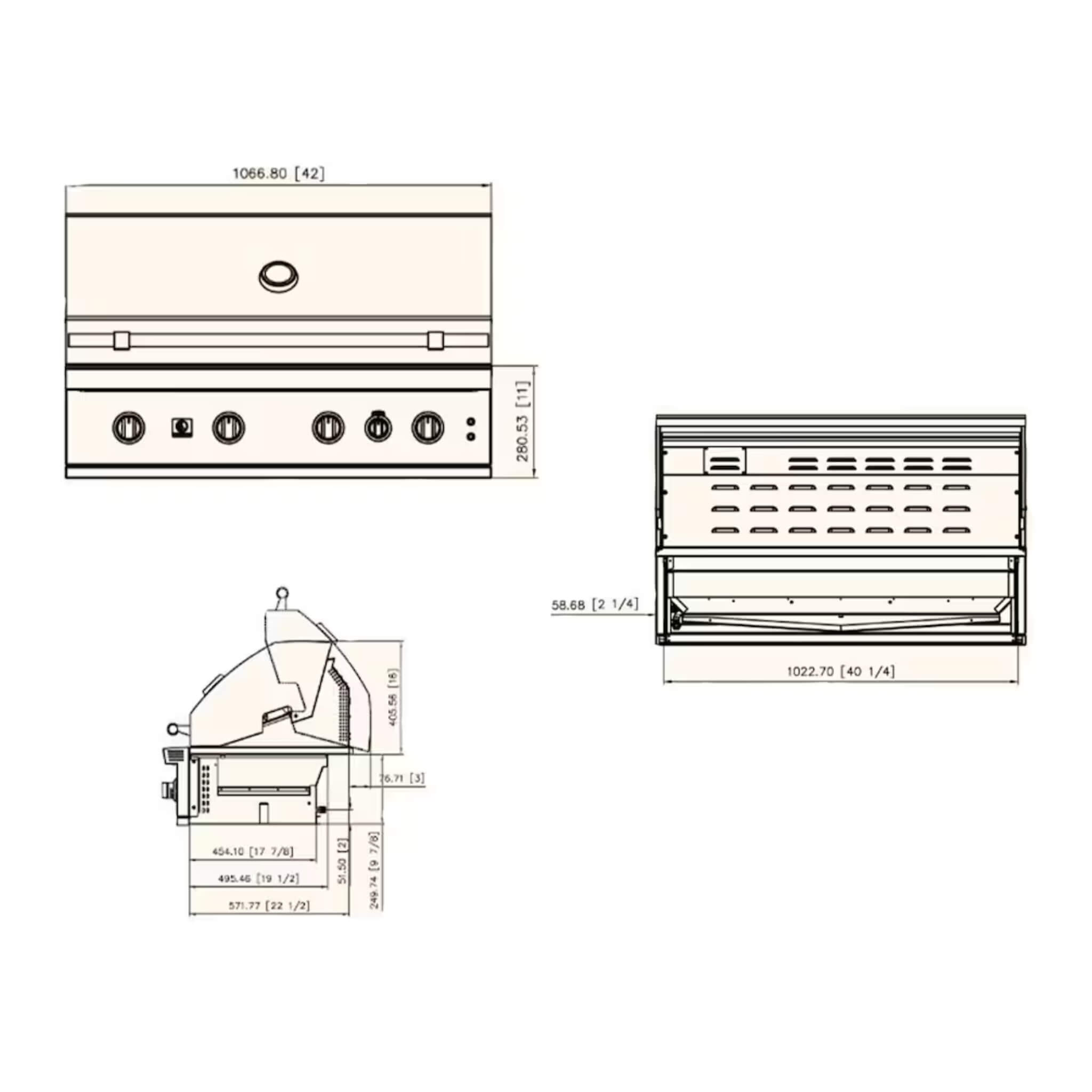 Summerset Quest Grill With Rear Infrared Burner, Rotisserie Kit, & Drop-In Griddle Plate [QST] (SAK51437)