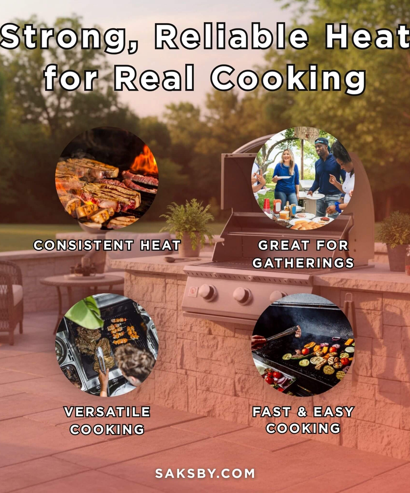 Summerset Sizzler Built-In Propane Gas Grill [SIZ25/32/40] (SAK71502)