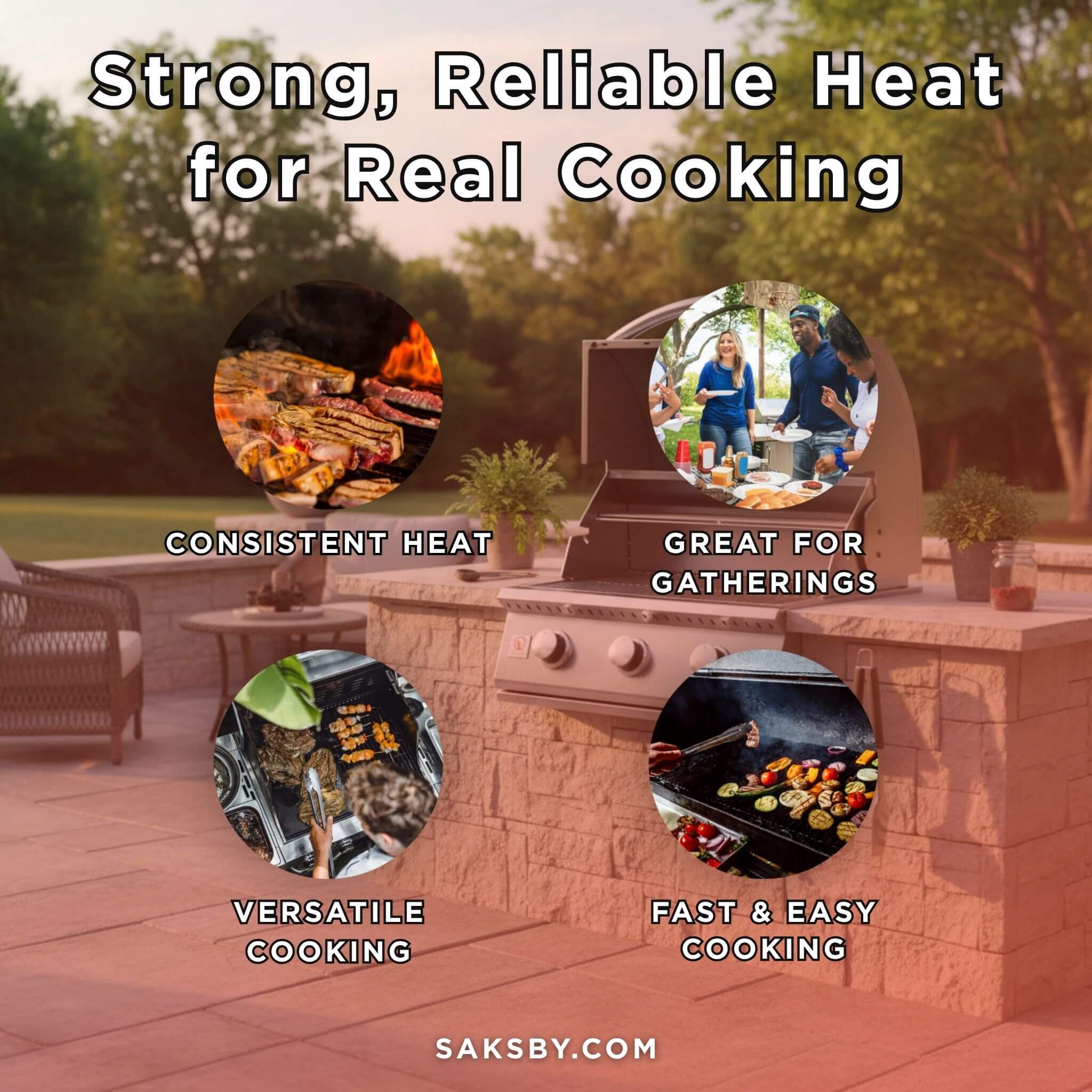 Summerset Sizzler Built-In Propane Gas Grill [SIZ25/32/40] (SAK71502)