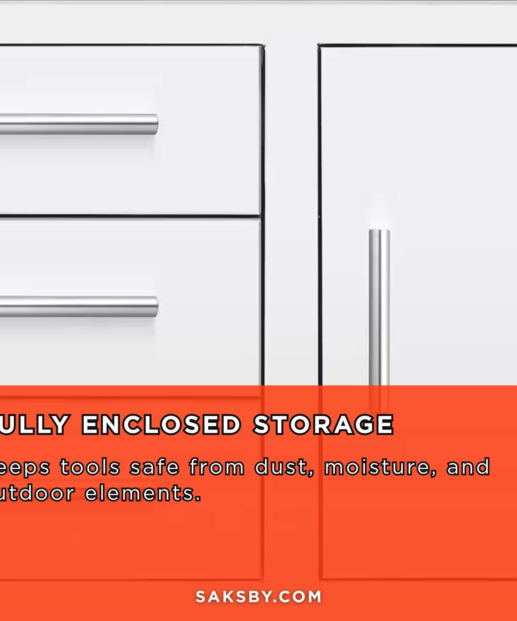 Summerset 33-Inch Stainless Steel Flush Mount Triple Drawer And Access Door Combo [DC3-33] (SAK92847)