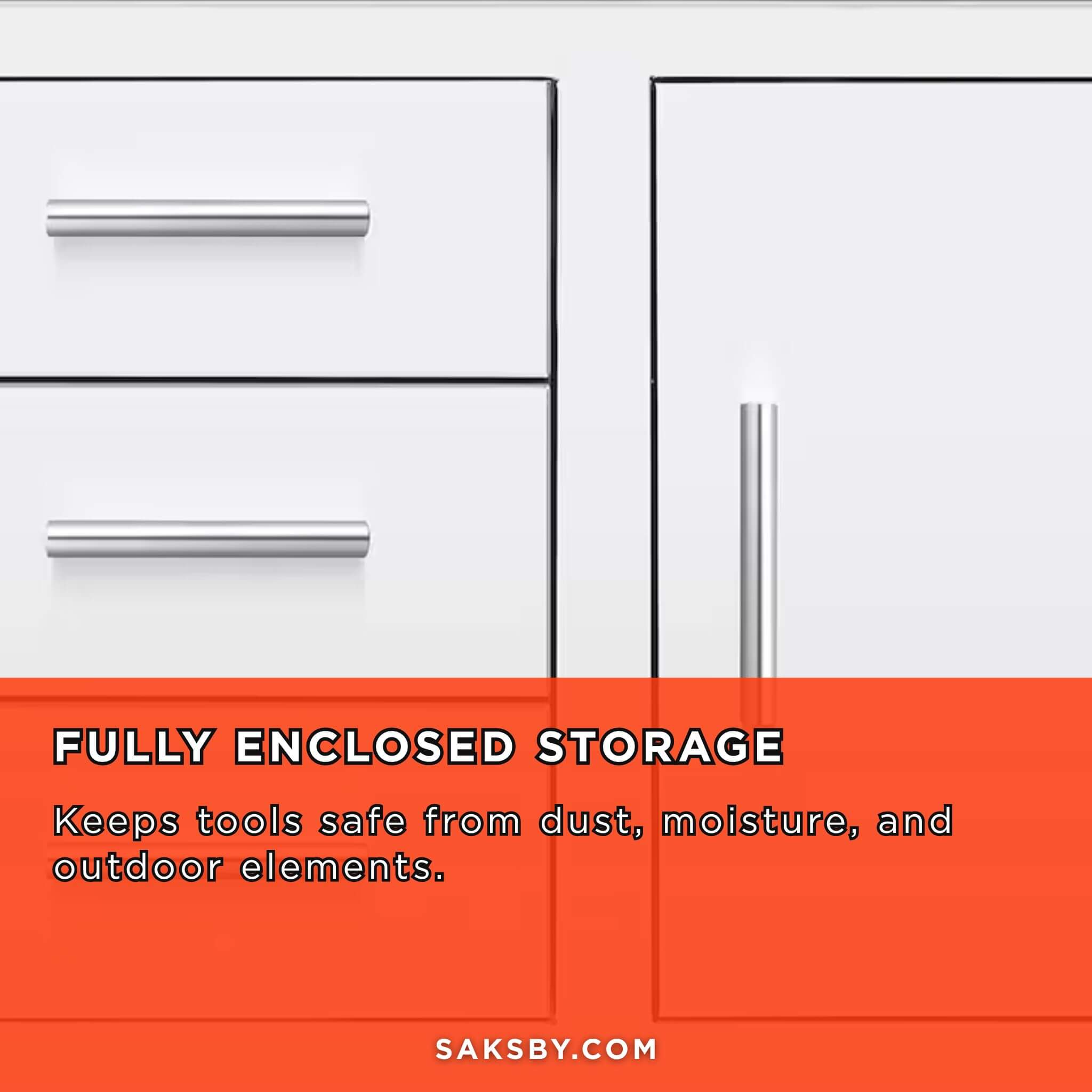 Summerset 33-Inch Stainless Steel Flush Mount Triple Drawer And Access Door Combo [DC3-33] (SAK92847)