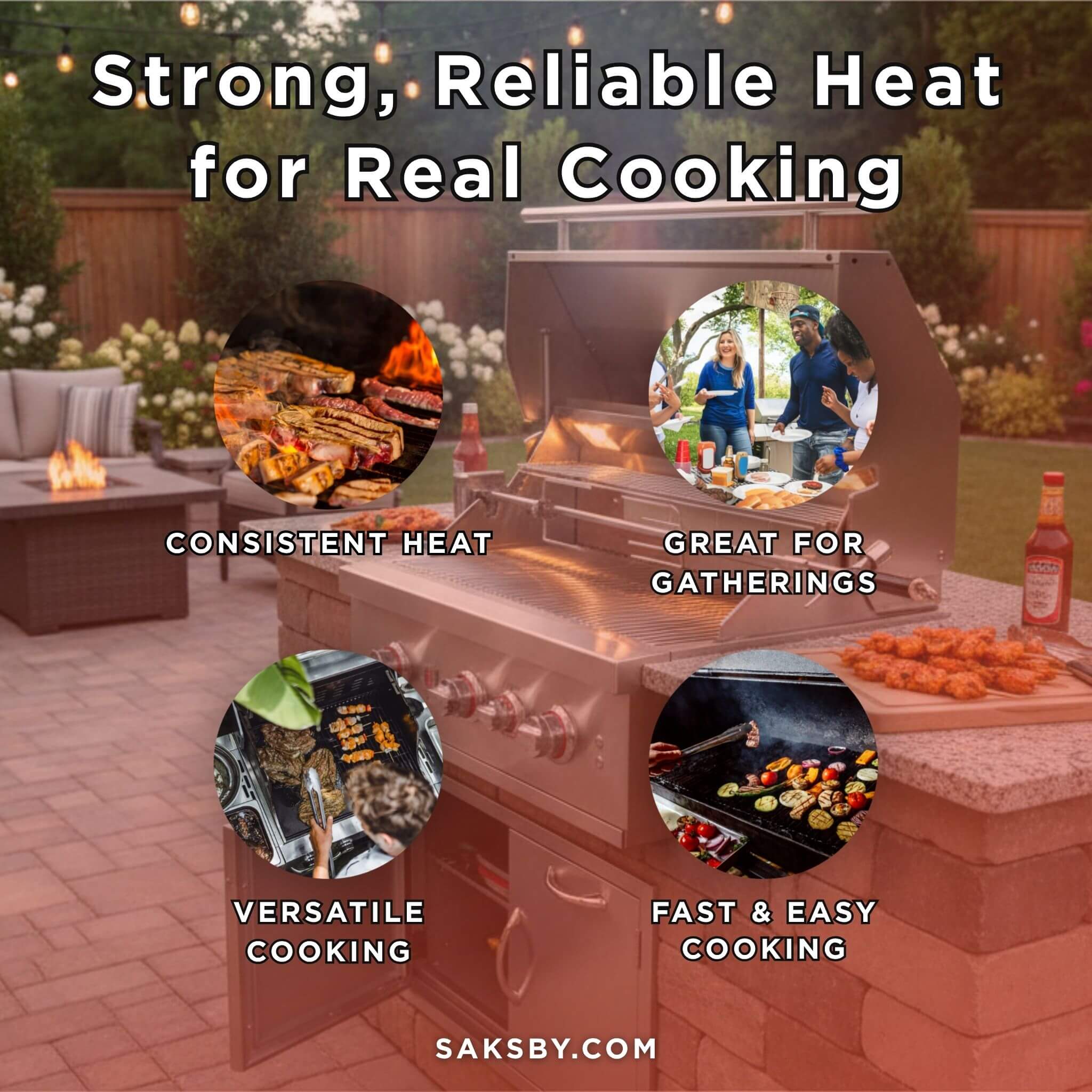 Summerset TRL Built-In Propane Gas Grill With Rotisserie (TRL32/38-LP) (SAK17213)