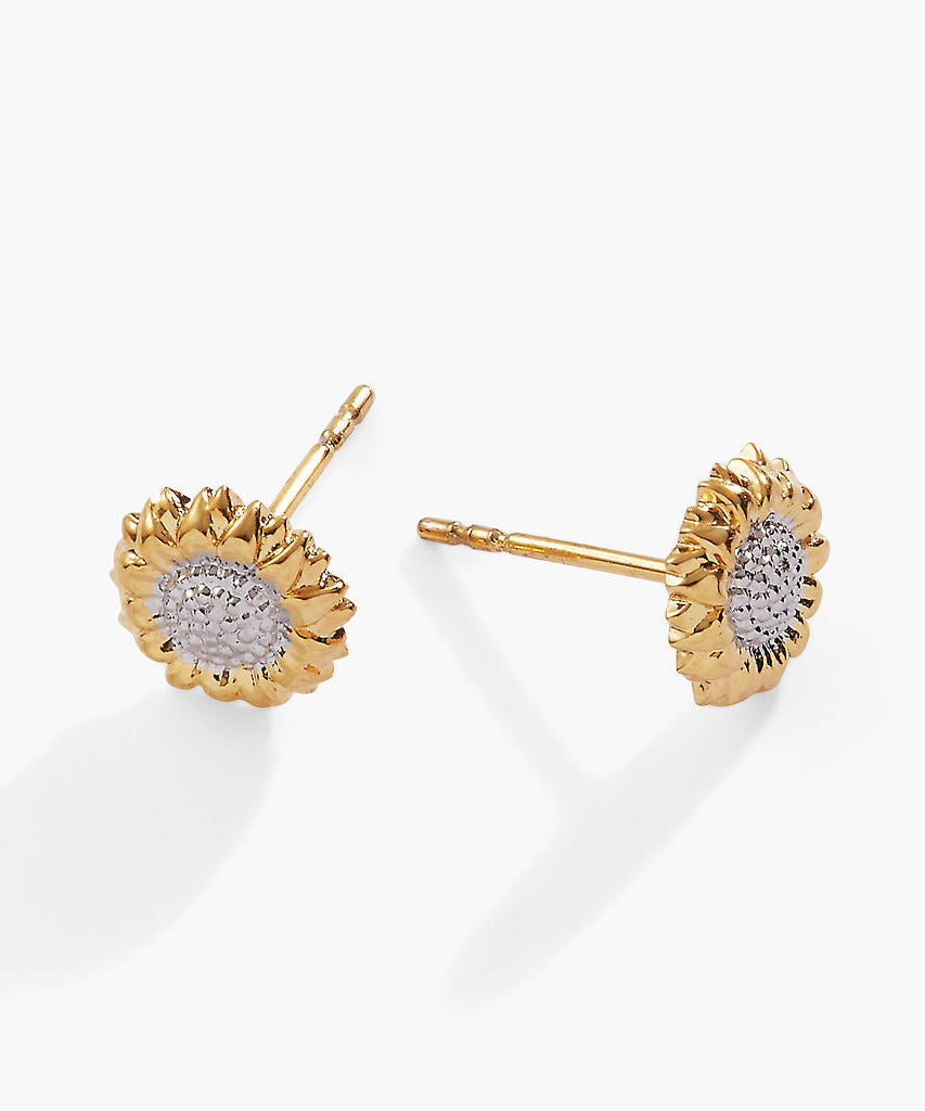 Sunflower Mini Stud Earrings