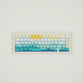 Sunset Design Keycaps and Mechanical Keyboard