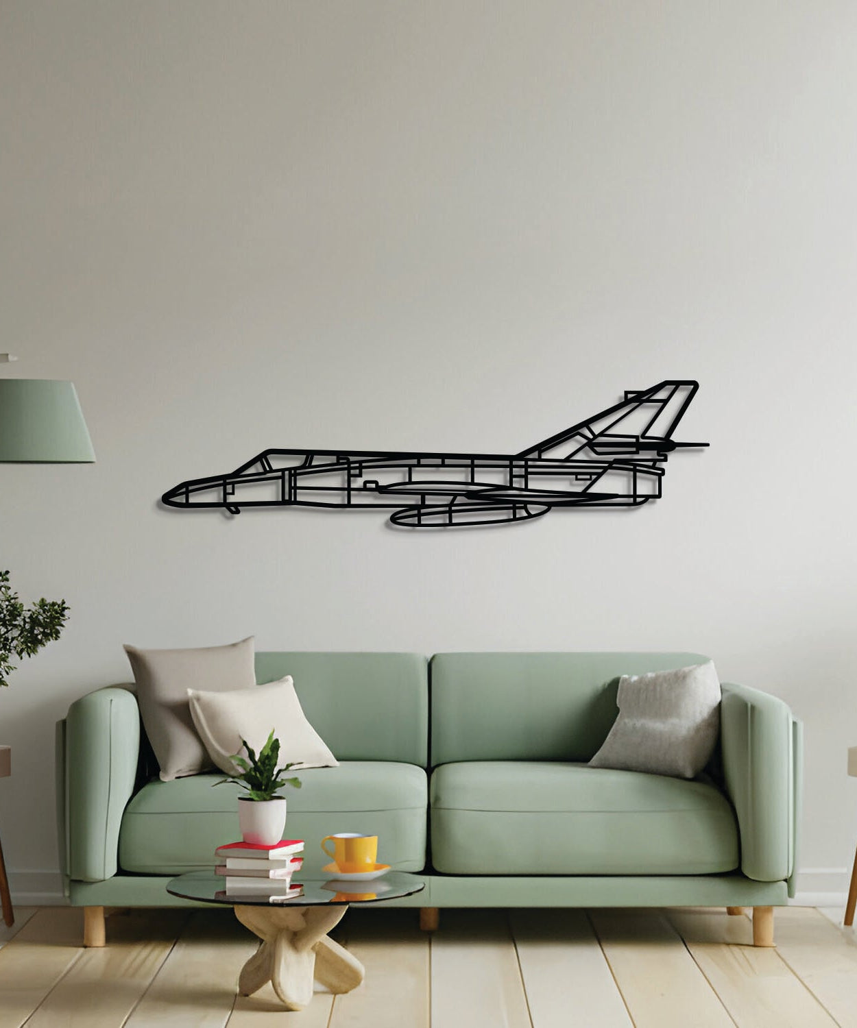 Super-Étendard Modernisé Metallflugzeug Wandkunst - NCP0600