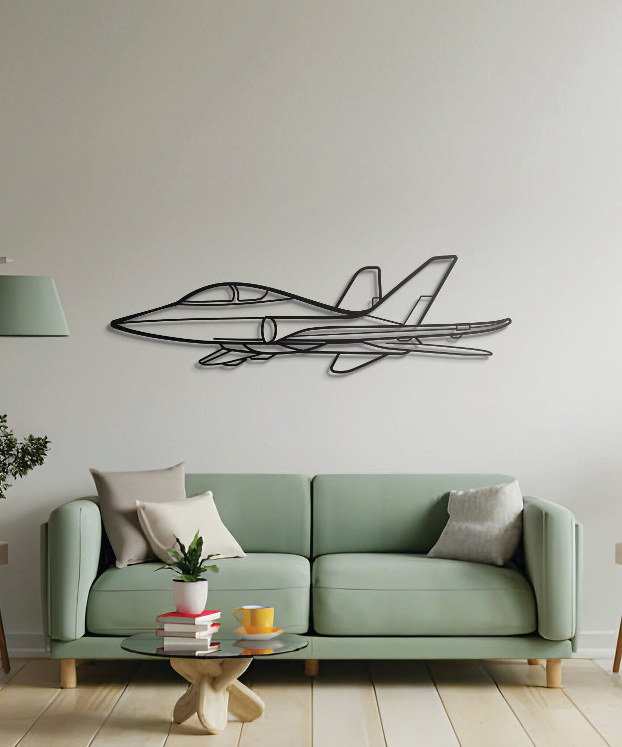 Super Scorpion Metallflugzeug Wandkunst - NCP0398