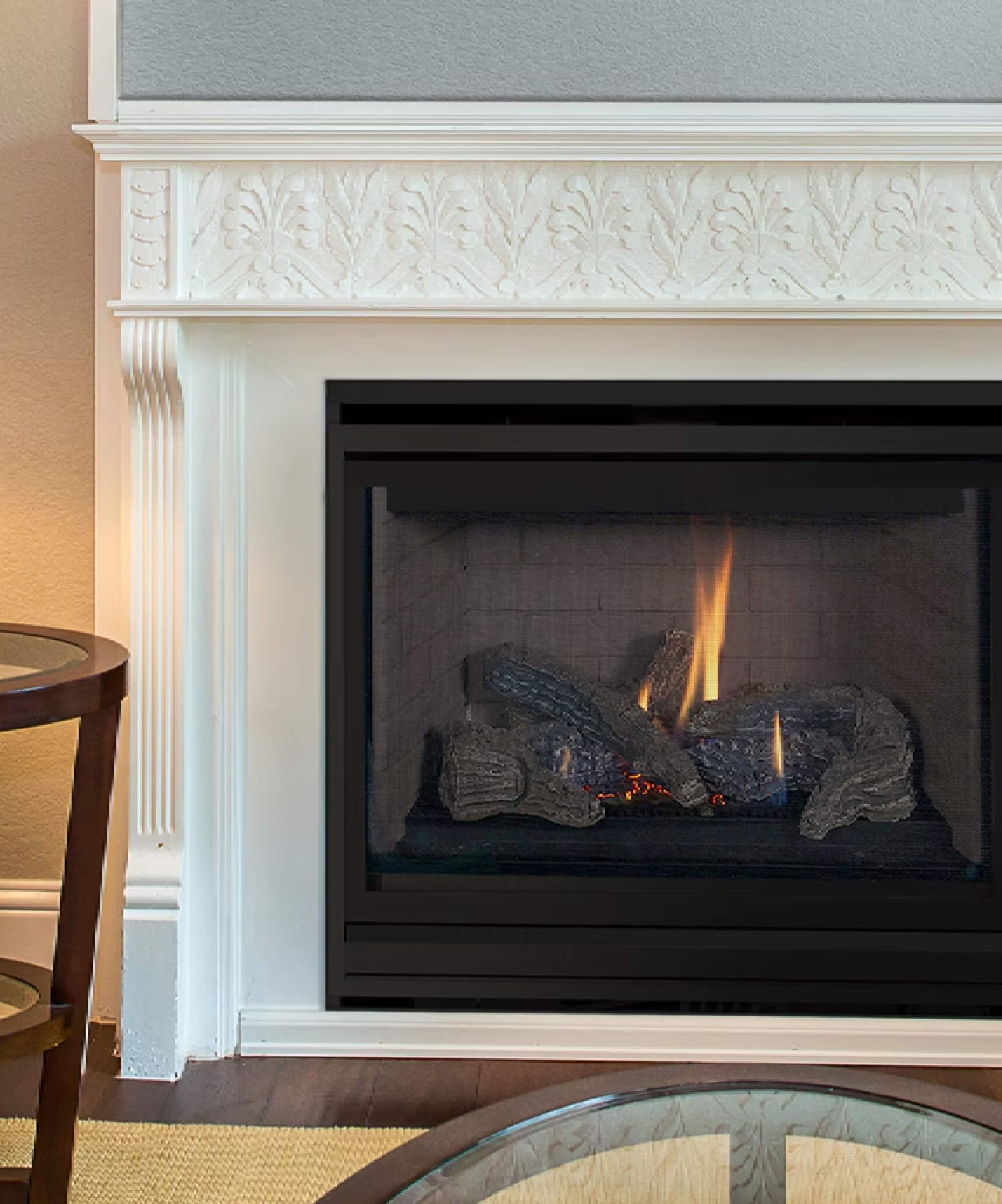 Superior Fireplaces 35-Inch Direct Vent 18K BTU Natural Gas Fireplace [DRT2035DMN/EN-E] (SAK58282)