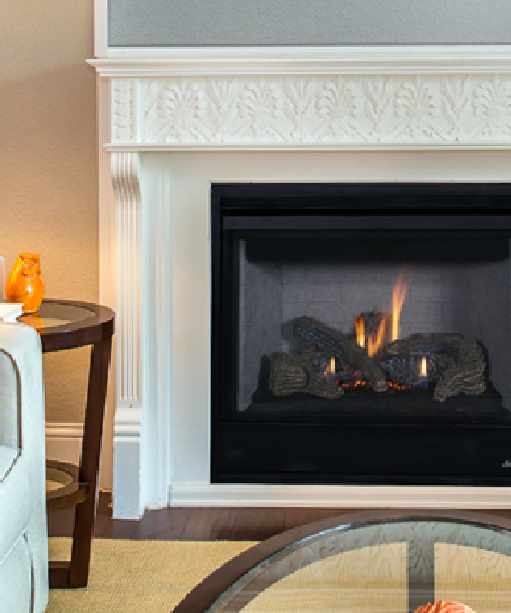 Superior Fireplaces 45-Inch Traditional Direct Vent Natural Gas Electronic Ignition Fireplace [DRT2045DEN-C] (SAK38574)