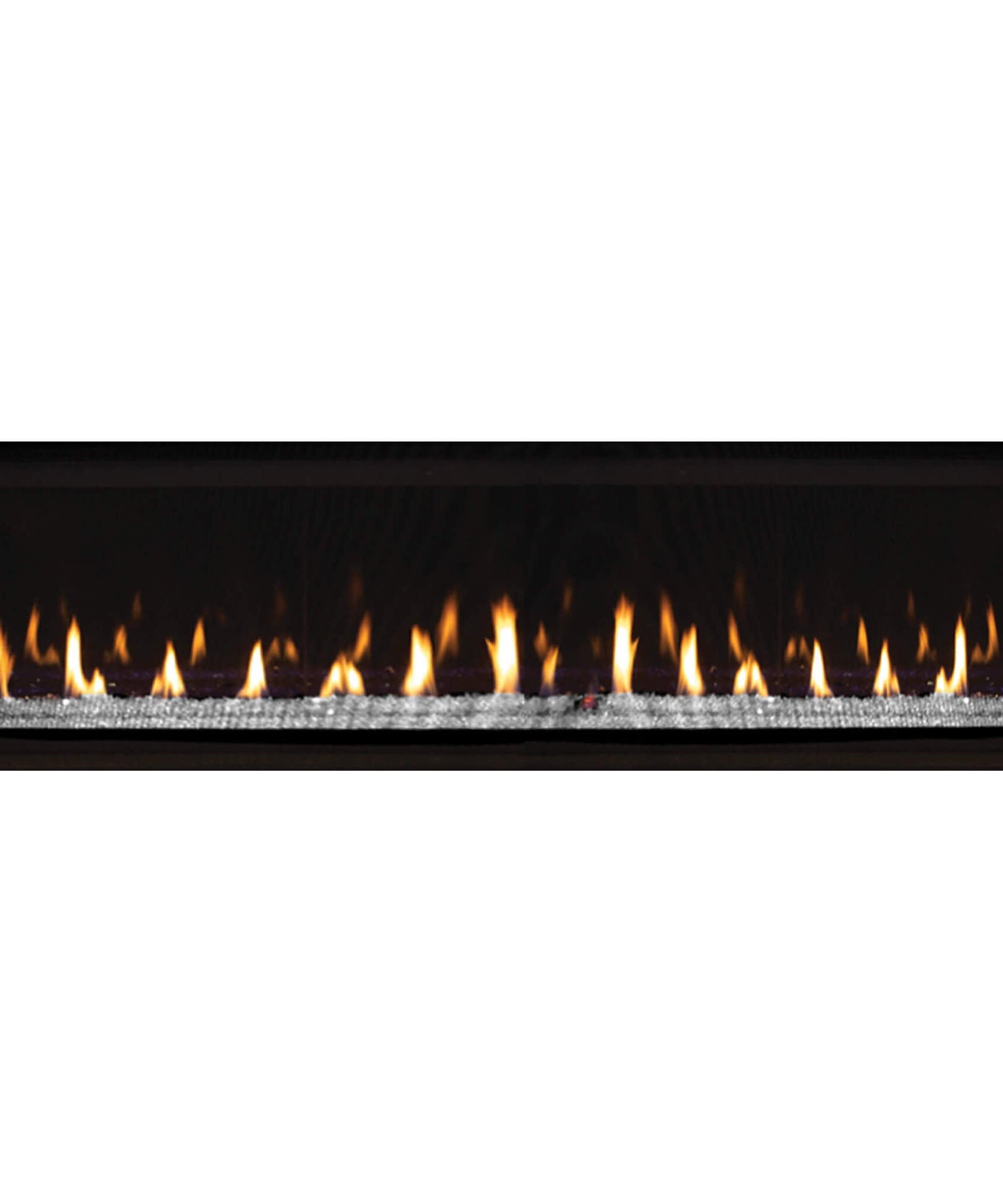 Superior Fireplaces 84-Inch Linear Direct Vent Electric Ignition Natural Gas Fireplace With Screen Barrier [DRL6084TEN] (SAK15198)