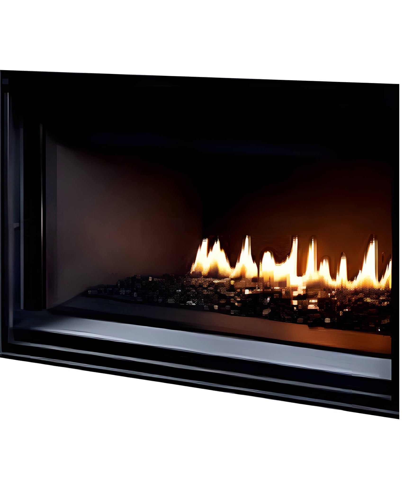 Superior Fireplaces DRL2000 Series 45-Inch Linear Contemporary Direct Vent Natural Gas Fireplace [DRL2045TEN] (SAK44052)