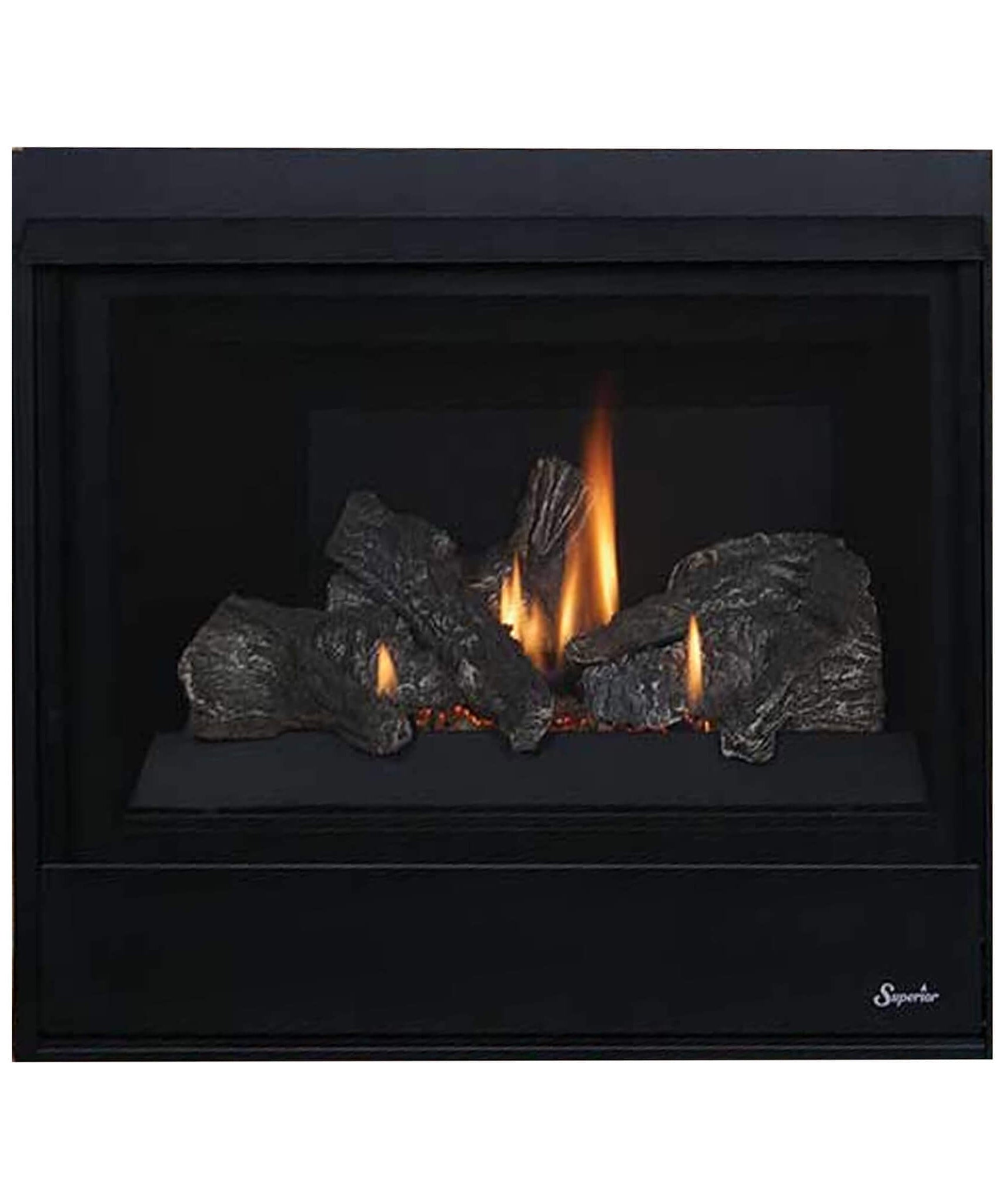 Superior Fireplaces DRT2033 33-Inch Traditional Direct Rear Vent Fireplace With Electronic Ignition [DRT2033REN/P] (SAK39821)