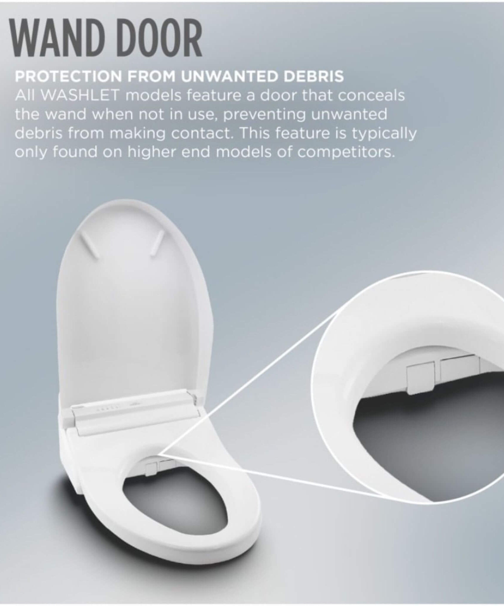 [SW4726] TOTO S7 Washlet Elongated Bidet Toilet Seat With EWater & Manual Classic/Contemporary Lid (SAK54821)