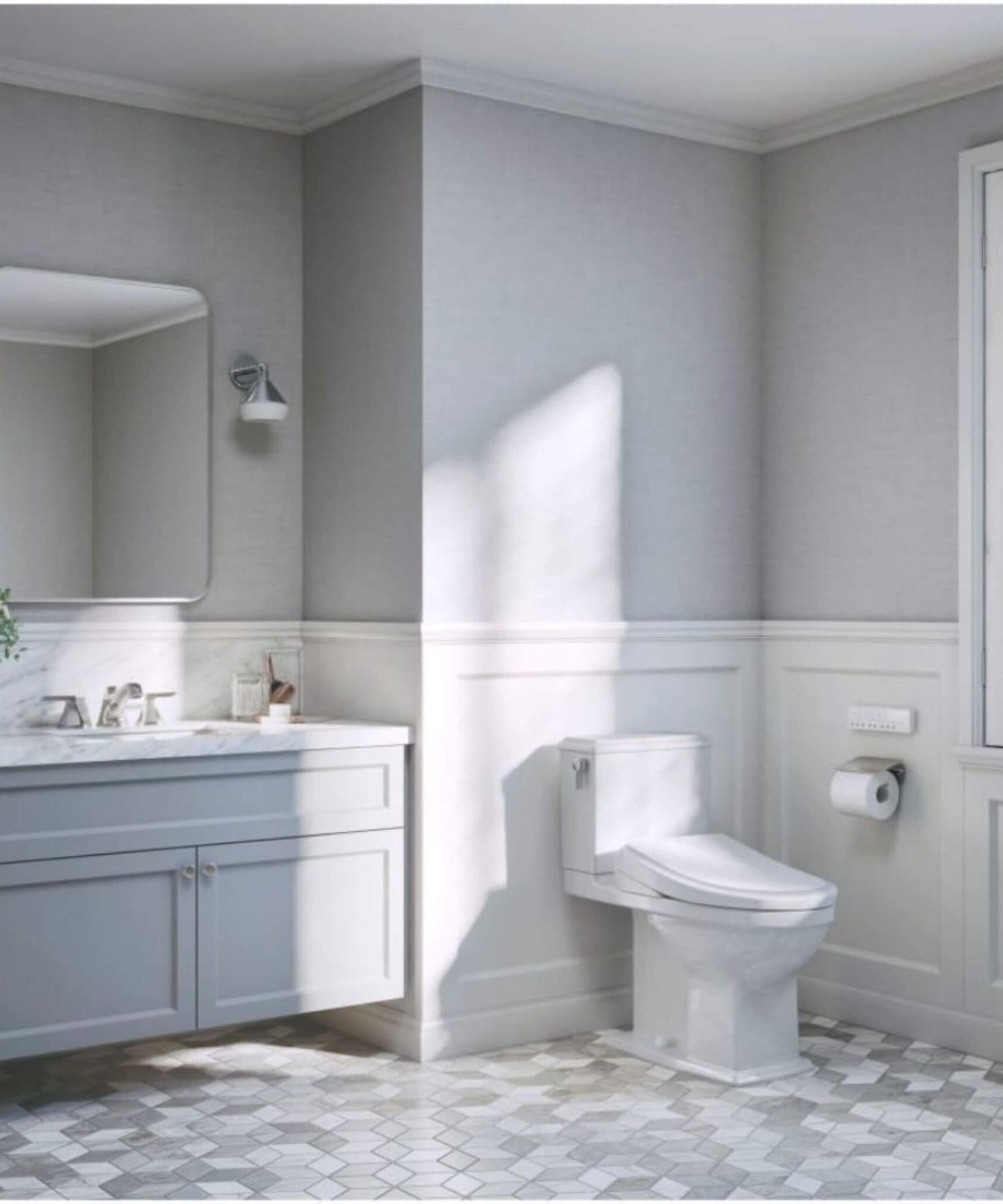 [SW4734AT40#01] TOTO S7A Washlet Elongated Bidet Toilet Seat With EWater And Classic Contemporary Lid (SAK29827)