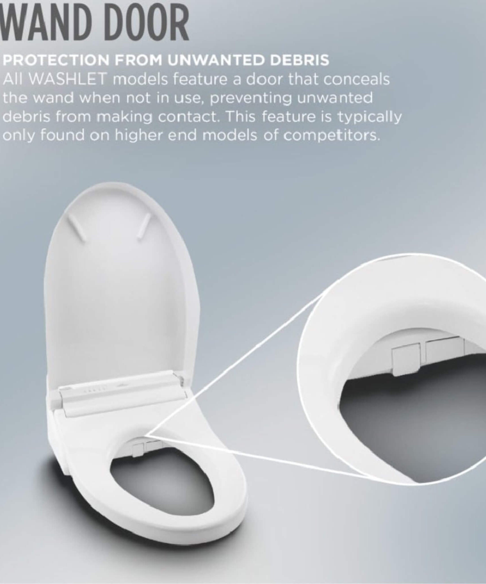 [SW4736AT40#01] TOTO S7A Washlet Elongated Bidet Toilet Seat With EWater And Auto Open/Close Contemporary Lid (SAK54823)