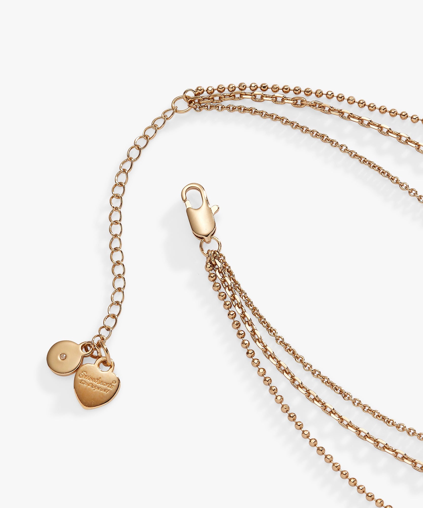 Sweethearts® Triple-Strand Charm Necklace