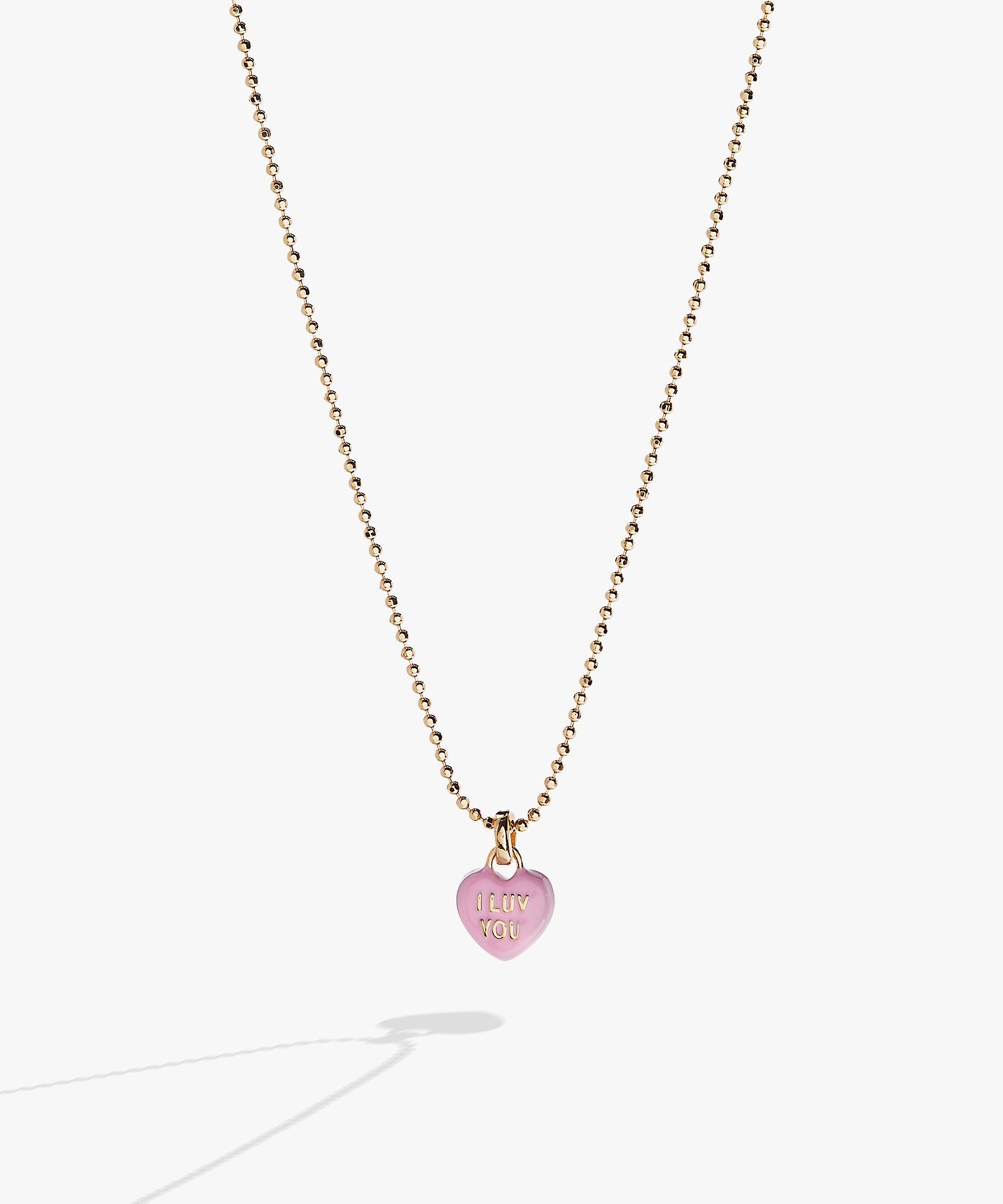 Sweethearts® 'I Luv You' Charm Necklace