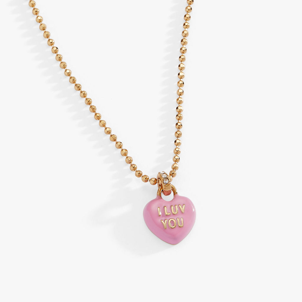 Sweethearts® 'I Luv You' Charm Necklace