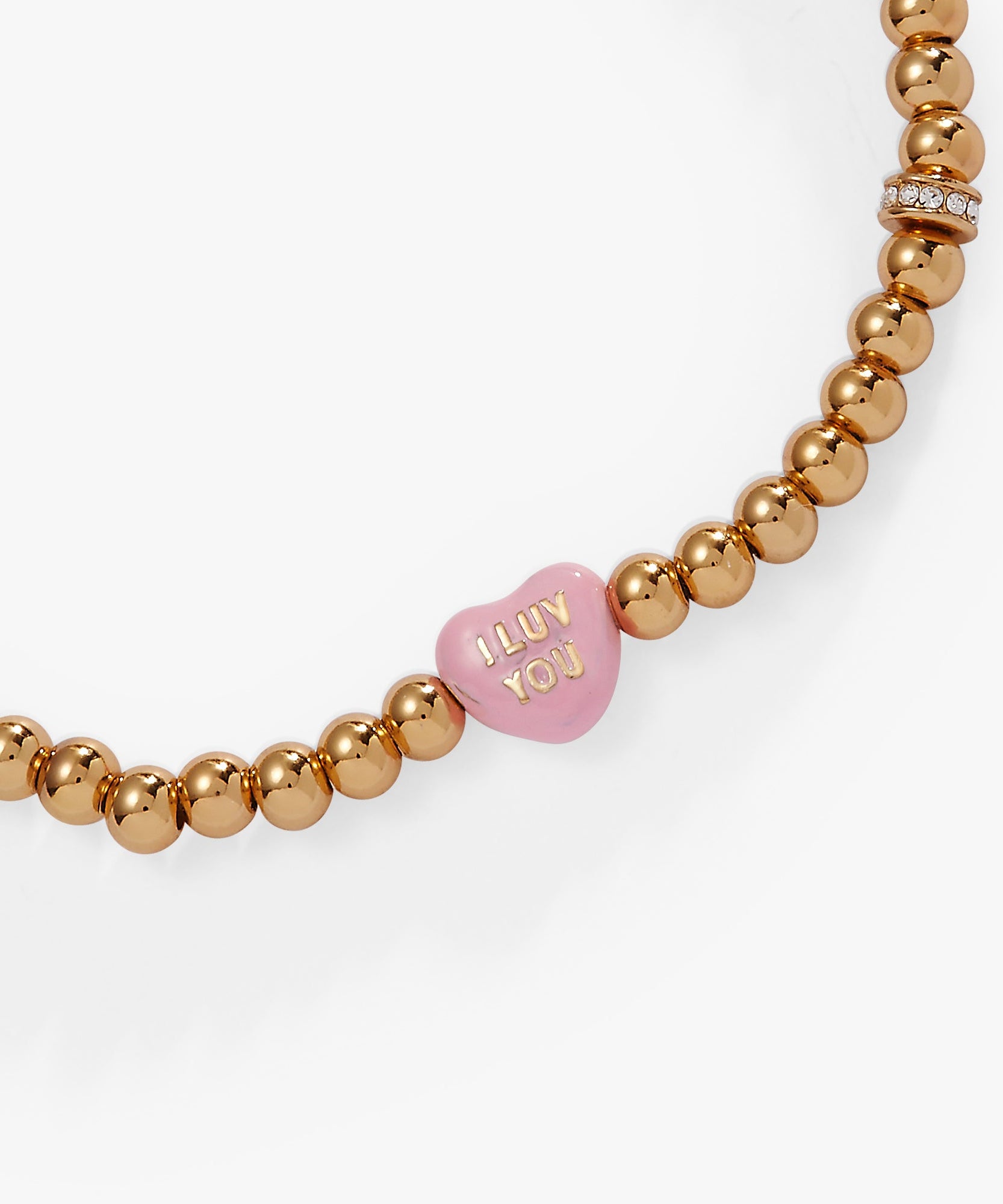 Sweethearts® 'I Luv You' Stretch Bracelet