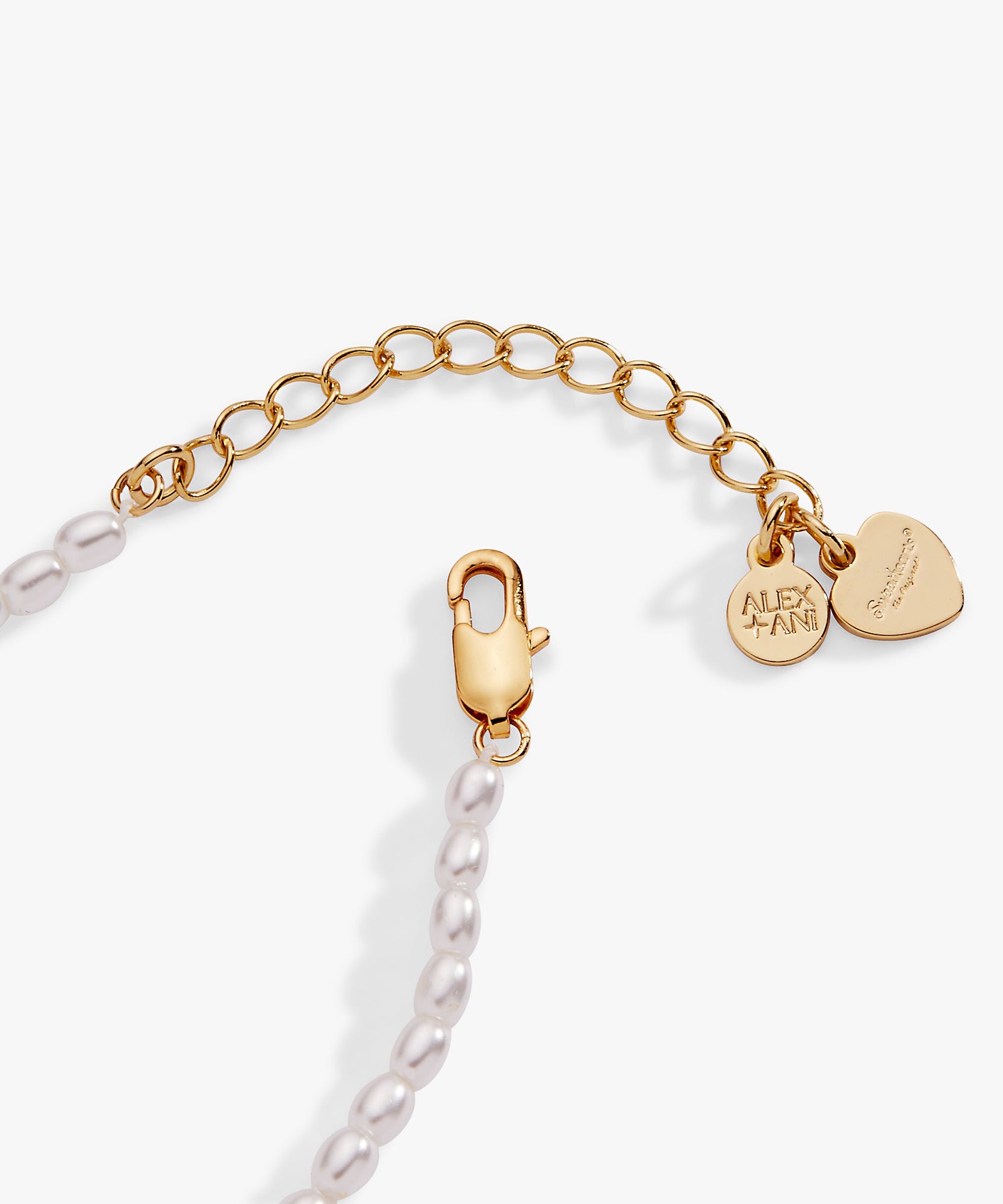 Sweethearts® ‘XOXO’ Heart Charm Beaded Pearl Bracelet