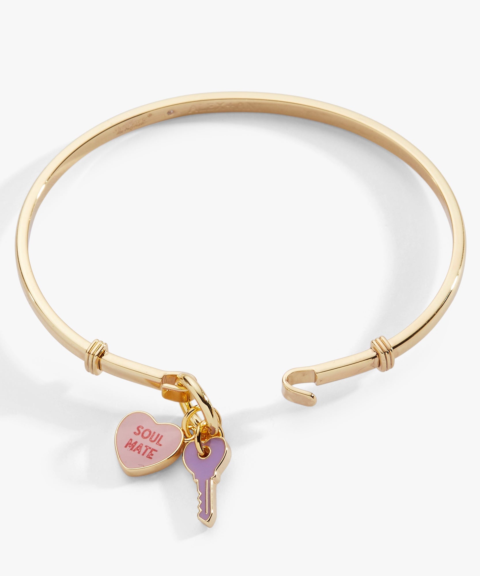 Sweethearts® ‘Soul Mate’ Heart & Key Tension Bangle