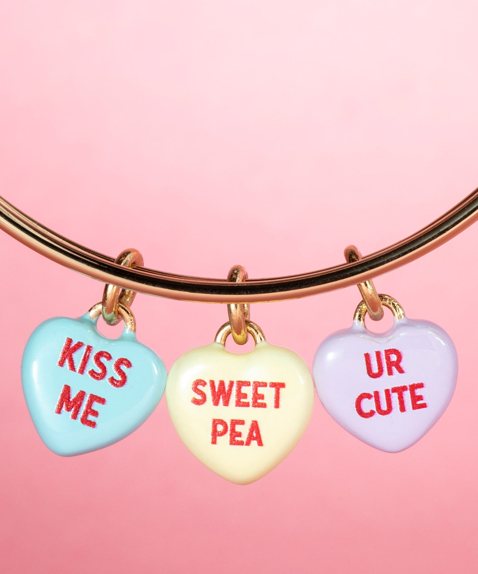 Sweethearts® Multi-Heart Charm Bangle