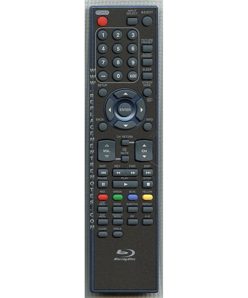 Sylvania NF035UD TV/DVD Remote Control