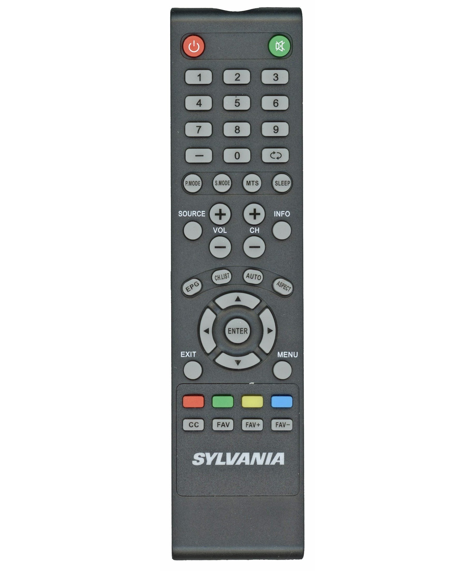 Sylvania SLED1915ABrem TV Remote Control
