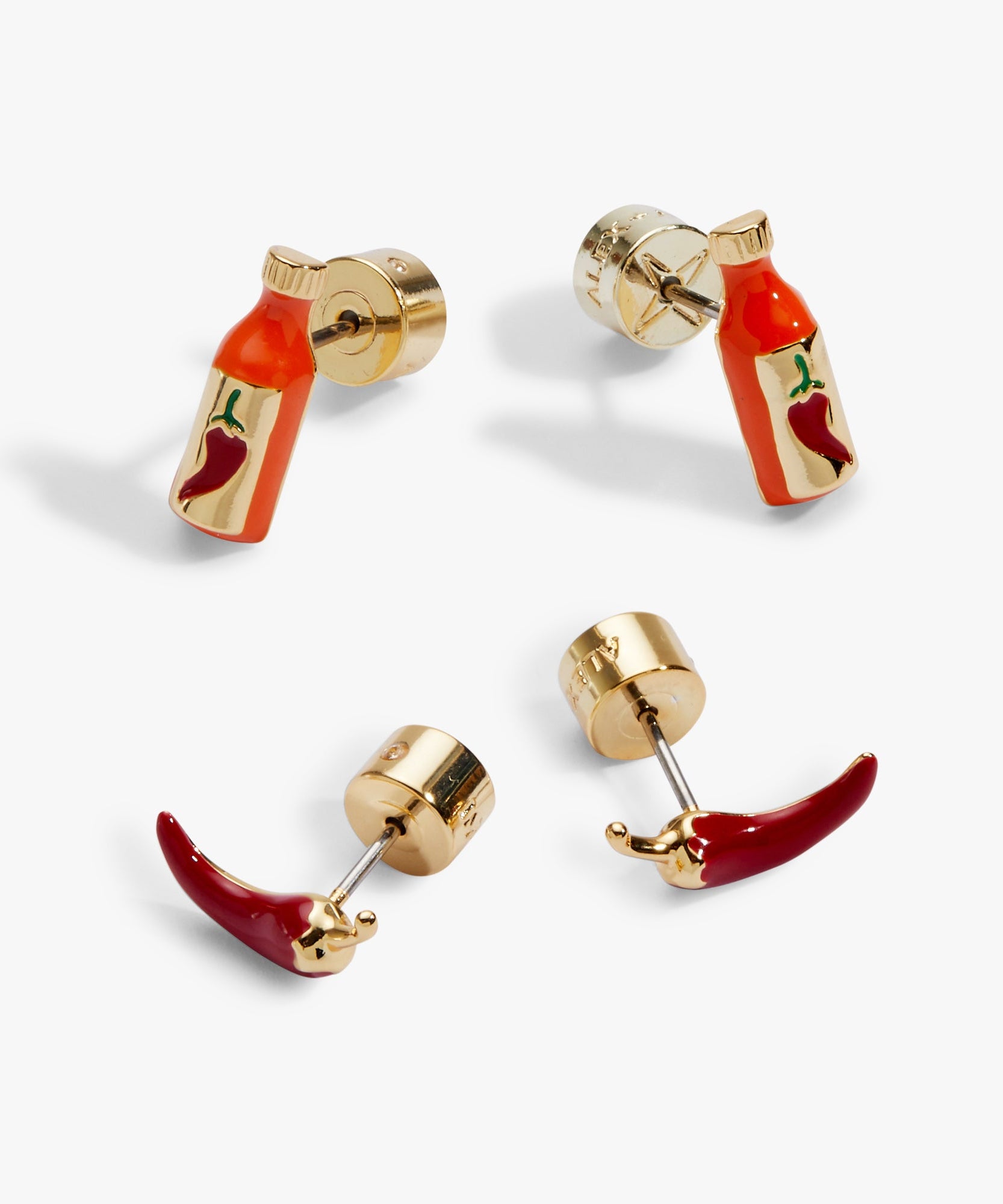 Taco Hot Sauce & Pepper Stud Set